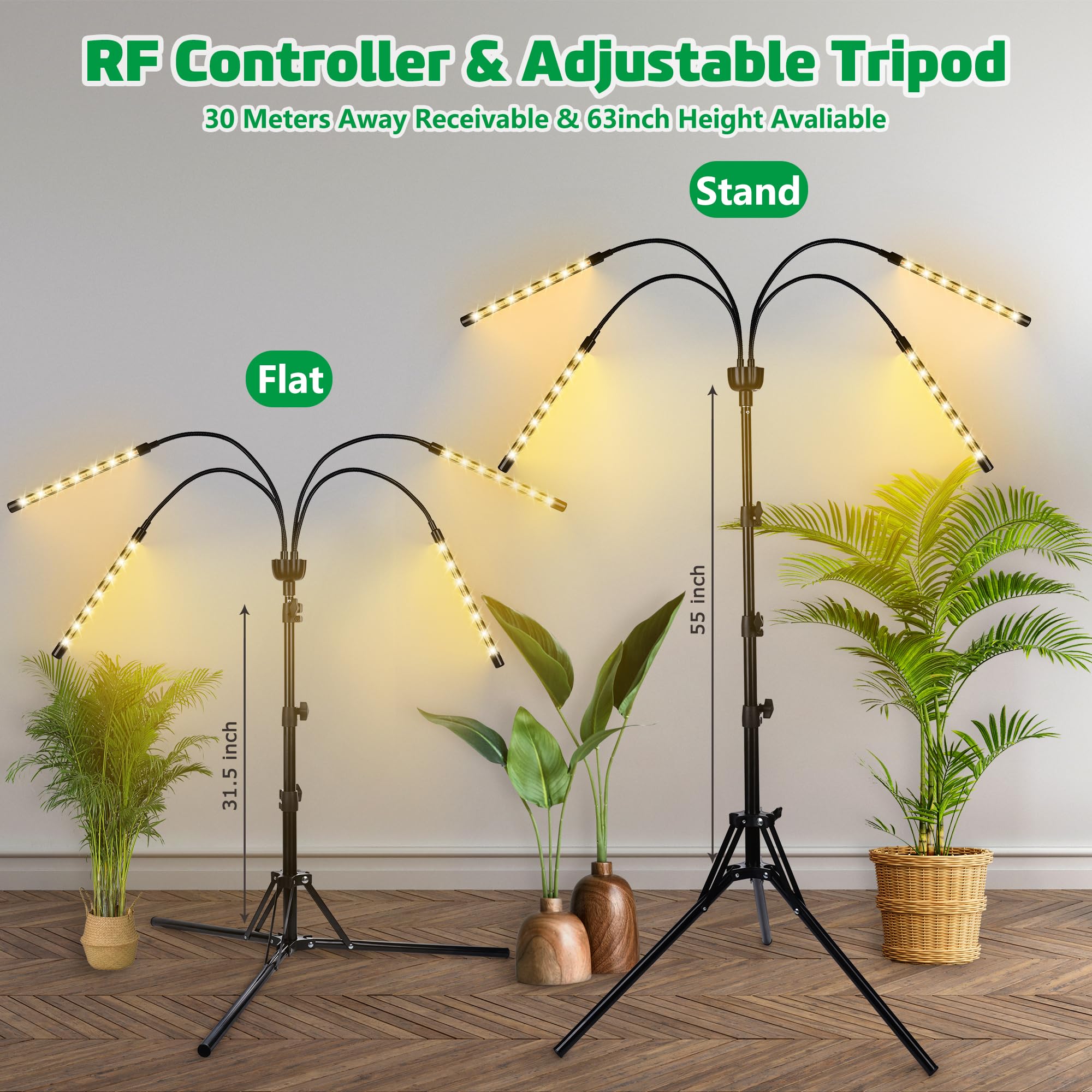 Amazon.com : LED Grow Lights for Indoor Plants Full Spectrum with