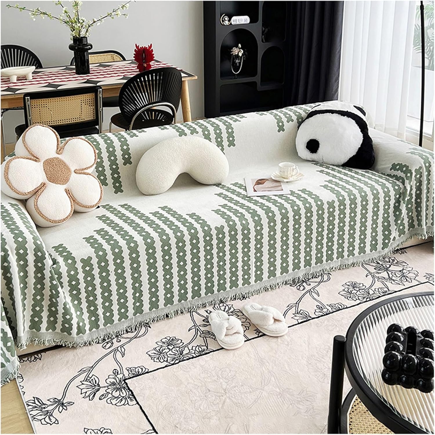 Sofa Slipcovers Universal Couch Covers, for Dogs, Pets Chenille Couch Cover s, Multi-Use Furniture Sofa Throw Cover