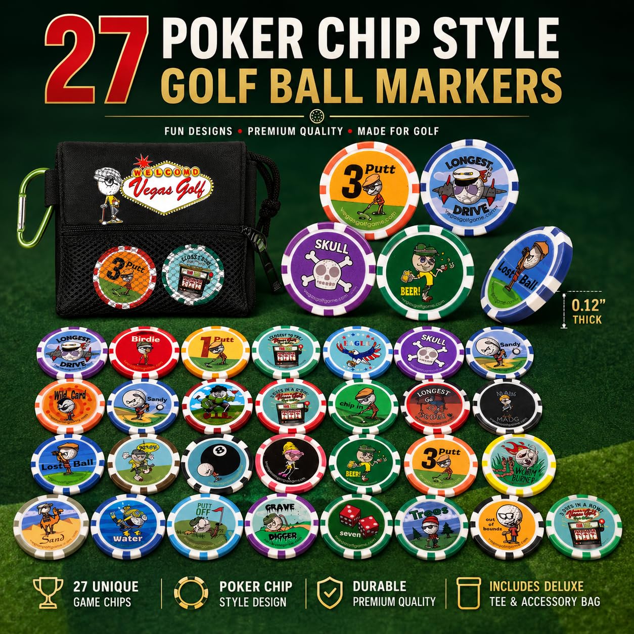 Amazon.co.jp: Vegas Golf (ベガスゴルフ) ALL-IN Edition ( 26枚入り