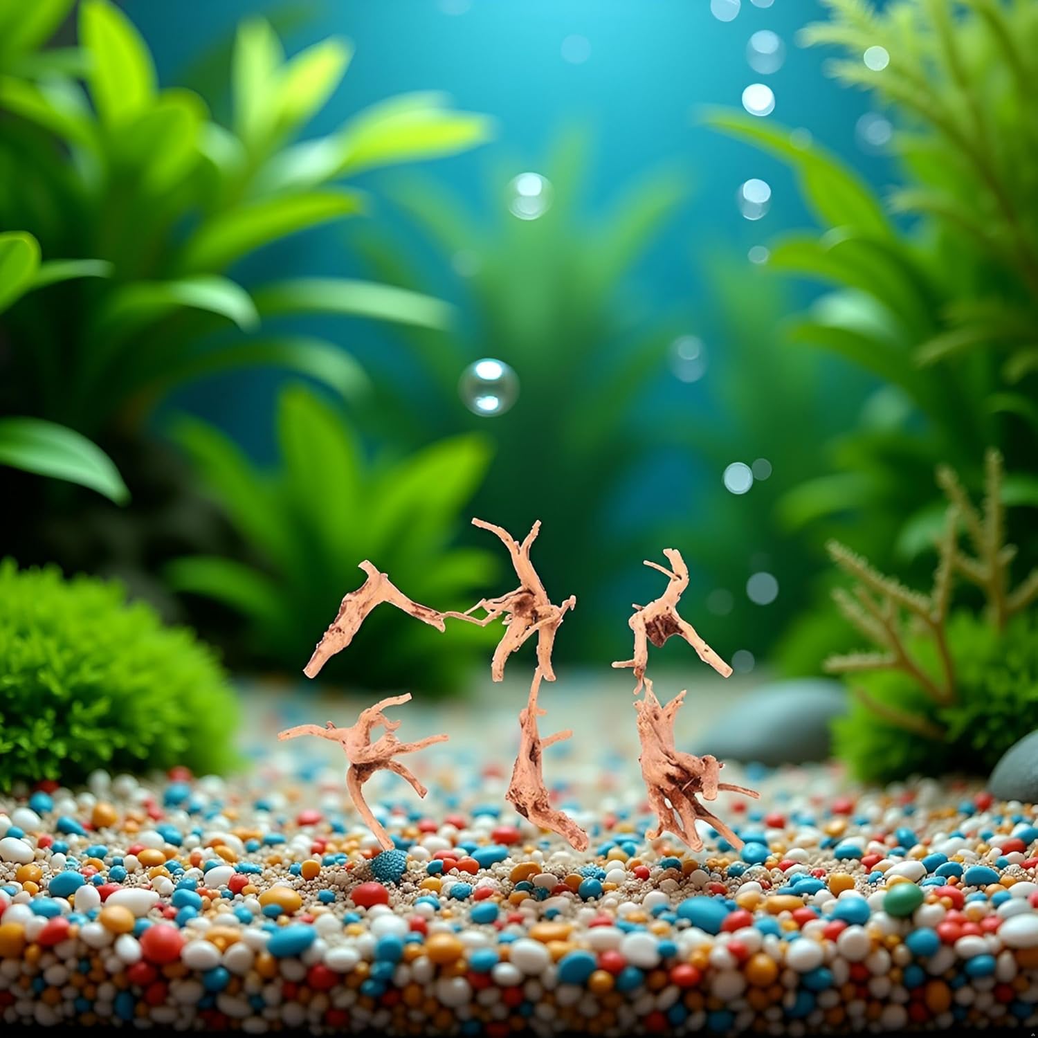 Jowxsx 1Pc Natural Aquarium Driftwood Branches Wood Aquarium Trunk Driftwood Tree Fish Tank Log Decoration Plant Stump, Aquarium Décor Thematic Ornaments Assorted Size (8-10cm)