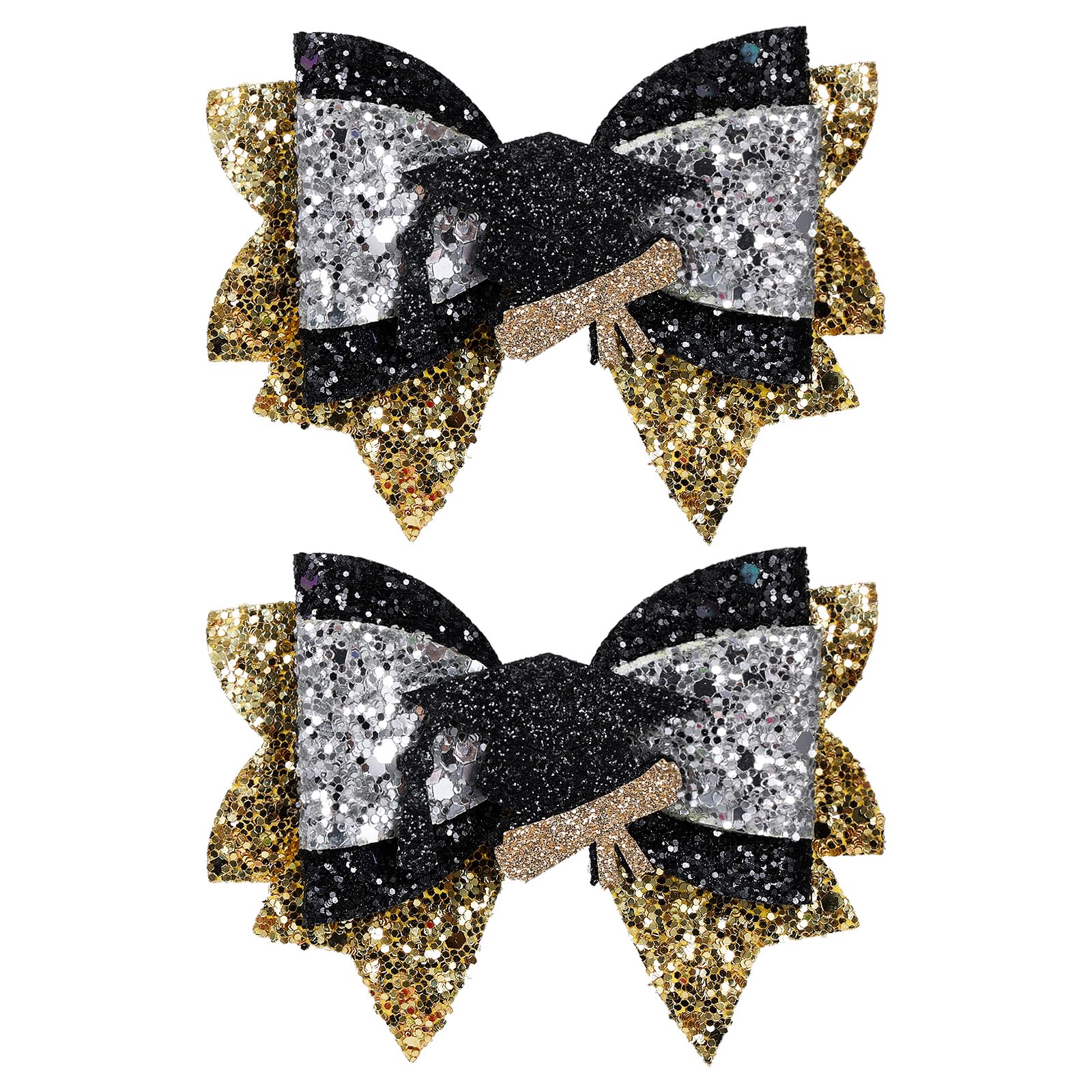 Glitter Halloween Ghost Hair Clips - 2 Pack -17 Glitter Halloween Ghost Hair Clips - 2 Pack -17
