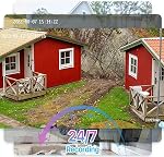 3000TVL Surveillance du système de sécurité intérieure DVR Kits de caméras, 4pcs Fils 5MP IP Caméras de vision nocturne avec AI Détection de véhicule par une personne en mouvement, 4K DVR avec 512GB Disque dur pour enregistrement 24-7