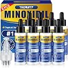 Paquete de 8, Tratamiento de Minoxidil al 5% para el Crecimiento del Cabello para Hombres y Mujeres, Solución Líquida de Minoxidil de Fuerza Extra para un Cabello Más Grueso y Abundante, Sérum para el Crecimiento de Barba, Enriquecido con Biotina y Aceite de Ricino, Suministro para 8 Meses 1