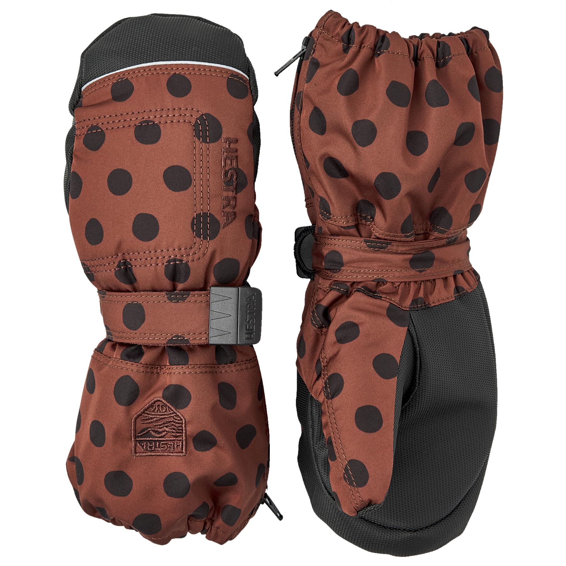 Hestra Baby Zip Long Mitt (Child 1-9yrs) | Waterproof, Insulated Mittens for Toddlers &amp; Kids for Winter &amp; Playing in the Snow