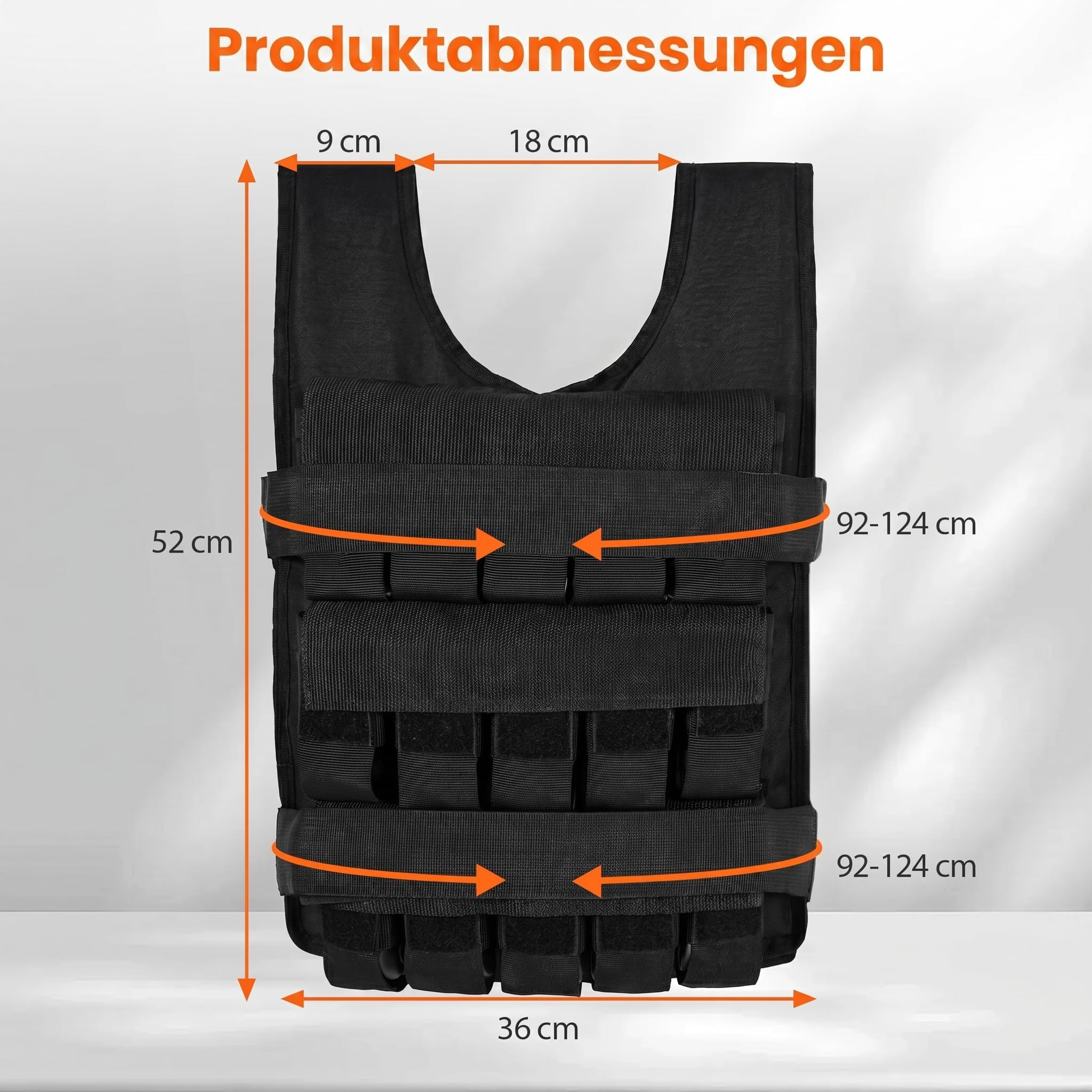 COSTWAY Kamizelka obciążeniowa 20/30 kg, regulowany rozmiar klatki piersiowej, kamizelka treningowa ze zdejmowanymi żelaznymi workami z piasku, kamizelka fitness do treningu siłowego, budowy mięśni