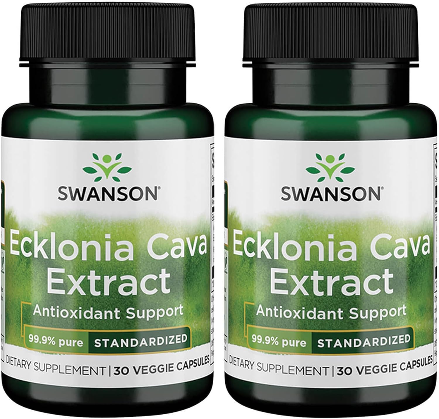 Swanson Ecklonia Cava Extract - Standardized 30 Veg Caps (2 Pack)