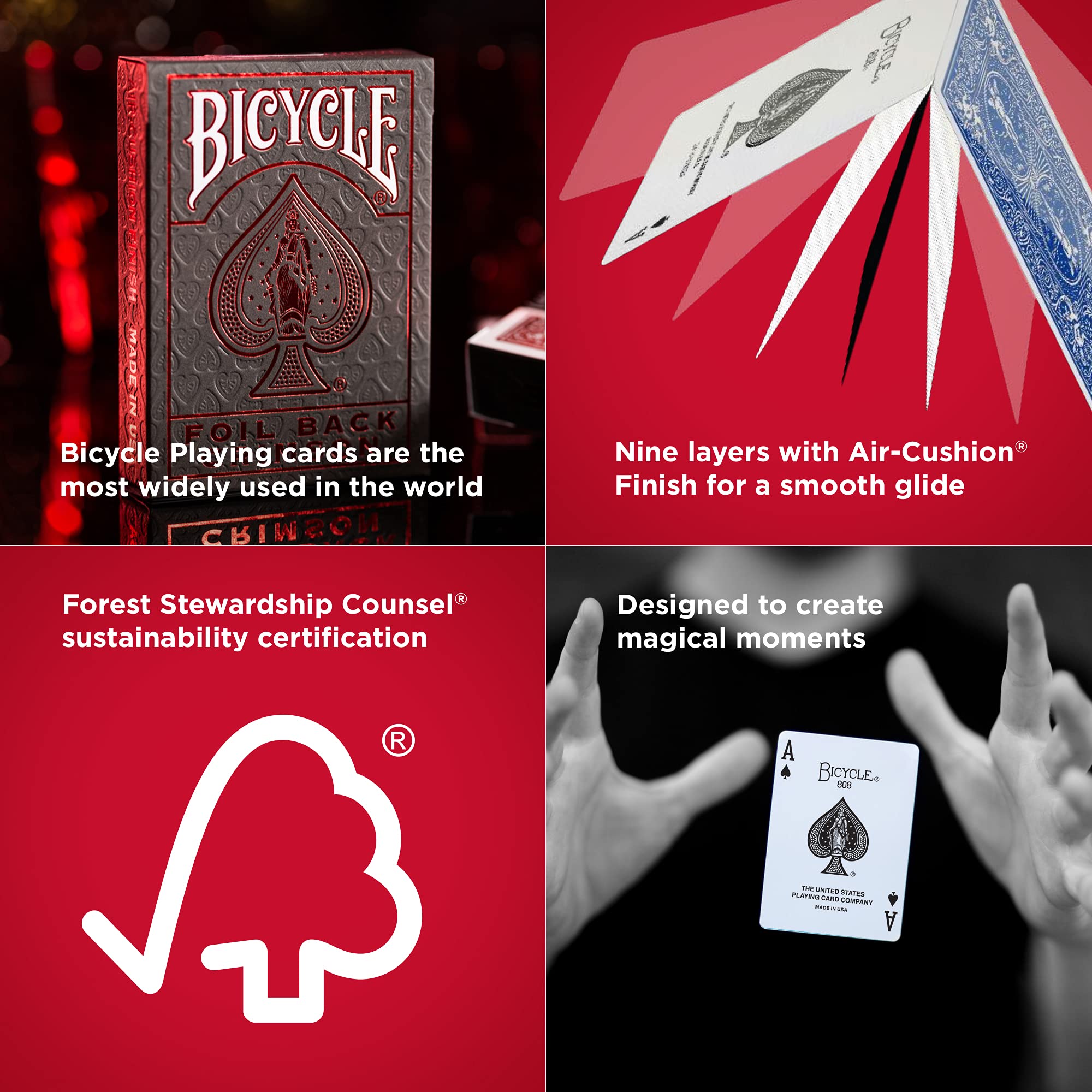 Bicycle Mettaluxe Red
