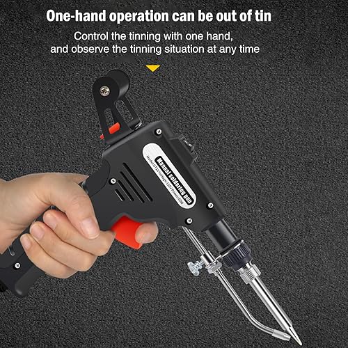 Miniatura 6 de Soldador de hierro multifunción, artesanía alemana, kit de soldadura automática de mano para soldar, pinzas para placa de circuito, bricolaje en