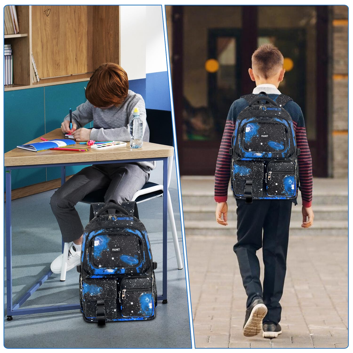 Mochilas Escolares Adolescentes Mochila Escolar Niño Niña Infantiles Bolso Sets para Niños y Niñas 7 8 9 10 11 12 13 14 15 16 Años Juveniles Grande Bolsas Tipo Casual Viaje Colegio Portátil de 15.6"