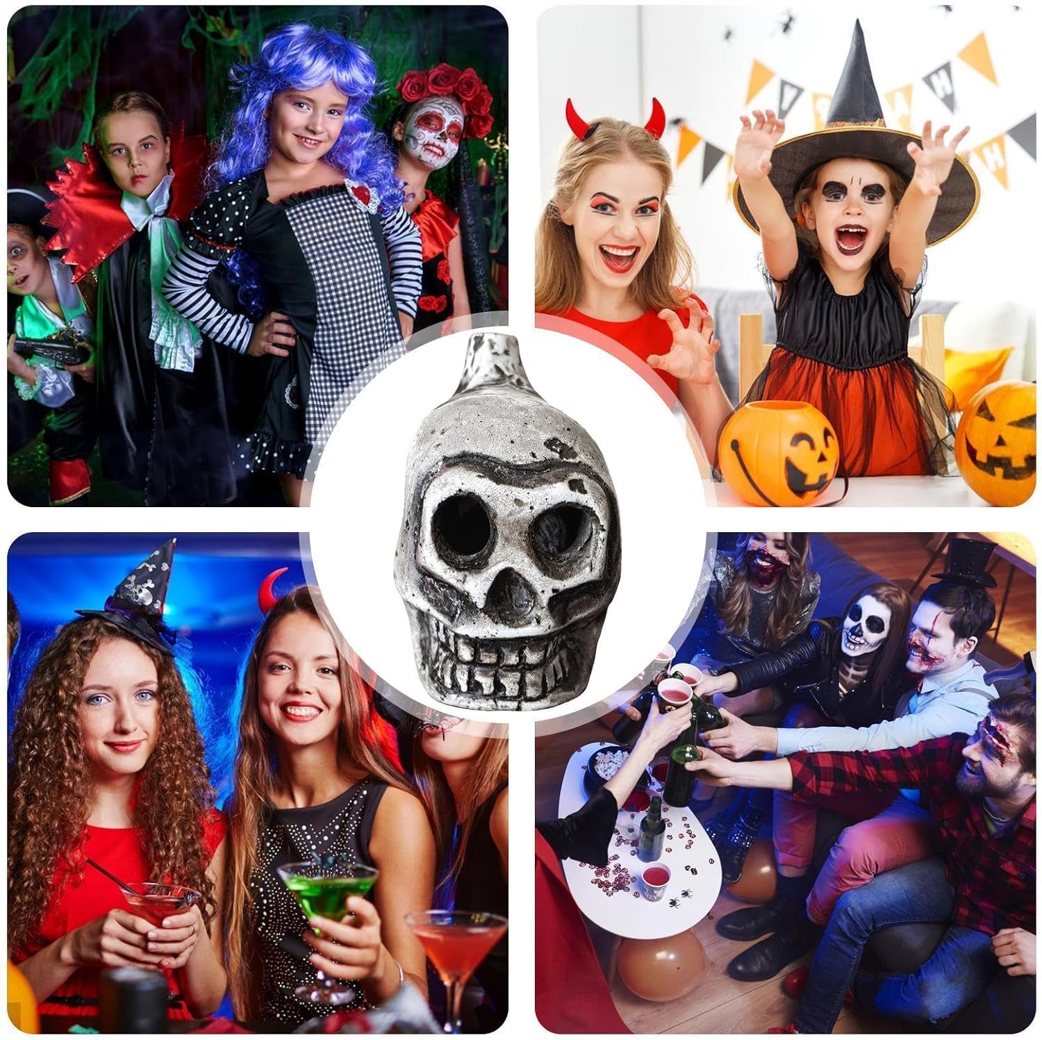 Aztec0 Authentic Whistle - Scary Skull Whistle with Human Death Scream | High Frequency Human-Like Screaming Whistle | Funeral Ceremony Tool