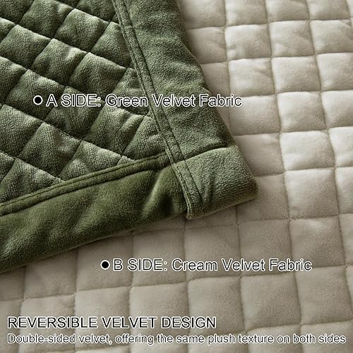 Miniatura 12 de Juego de edredón de terciopelo tamaño Queen, ropa de cama ultrasuave de 3 piezas con 2 fundas de almohada, colcha reversible ligera para todas las