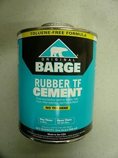 Barge Rubbert Tf Cement "No Toluene" 1 Qt.