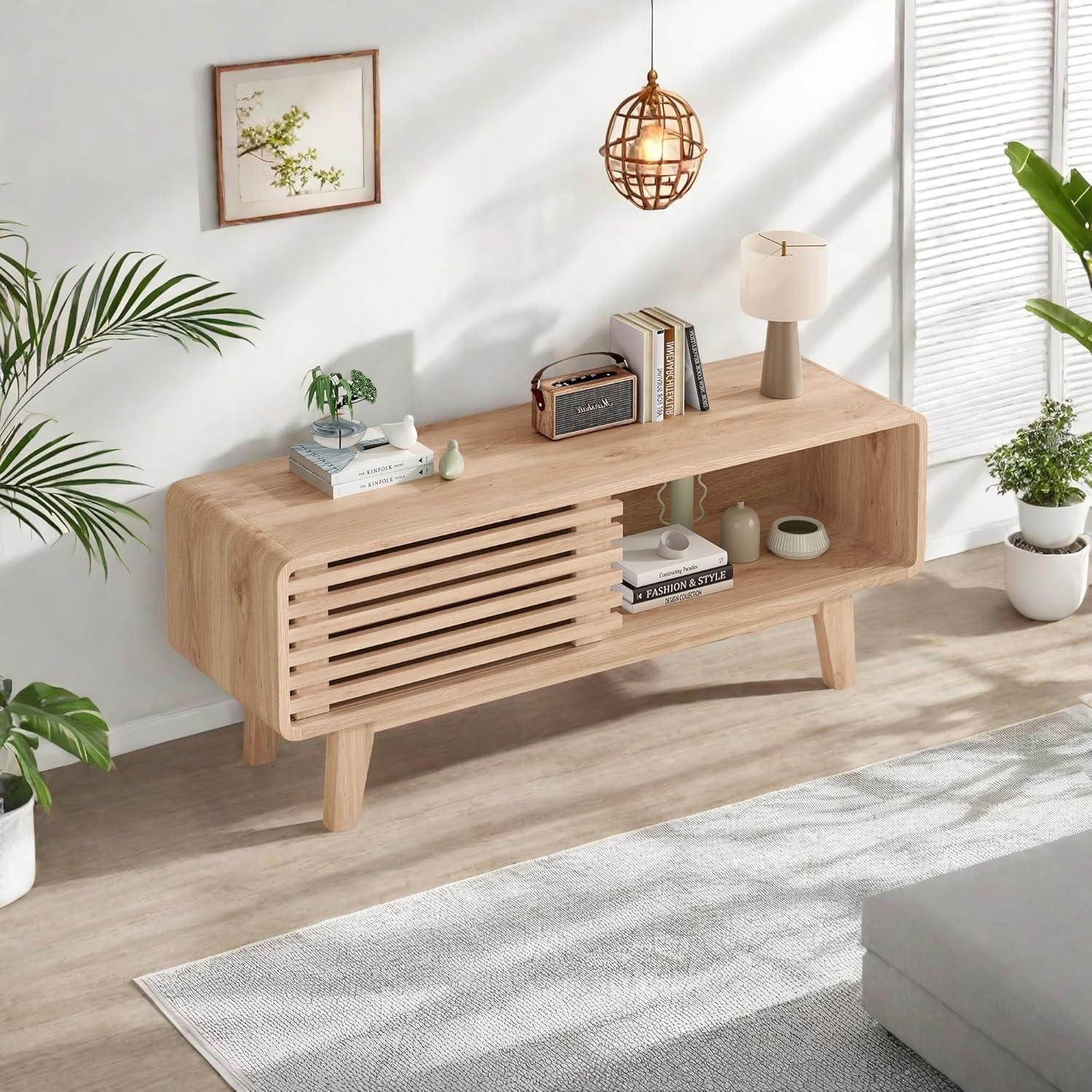 FONTOI TV Stand in a living room setting