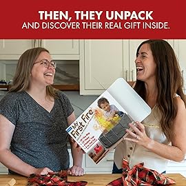 Prank-O My First Fire - Funniest Prank Gift Box | Hilarious Empty Gag Gift for White Elephant & Christmas 2025 | Funny Gift Box for Coworkers, Friends & Men Who Have Everything, As Seen on Shark Tank