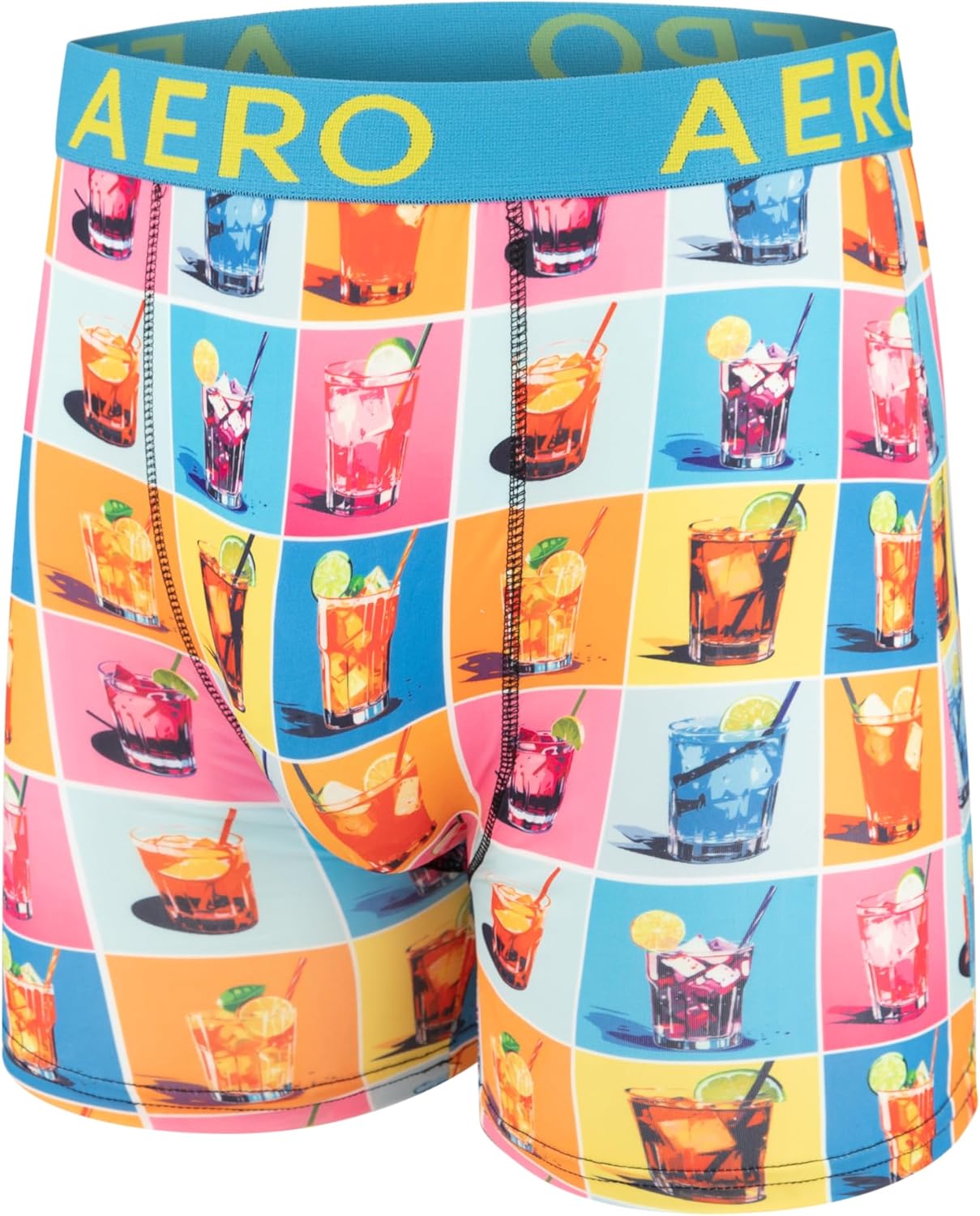 AEROPOSTALE Mens Boxer Briefs 4 Pack Poly Spandex Performance Boxer Briefs Underwear - Image 3