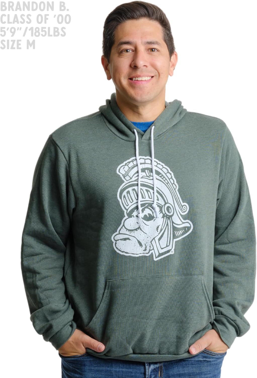 Nudge Printing Super Soft and Comfortable Collegiate Hoodie Hooded Sweatshirts