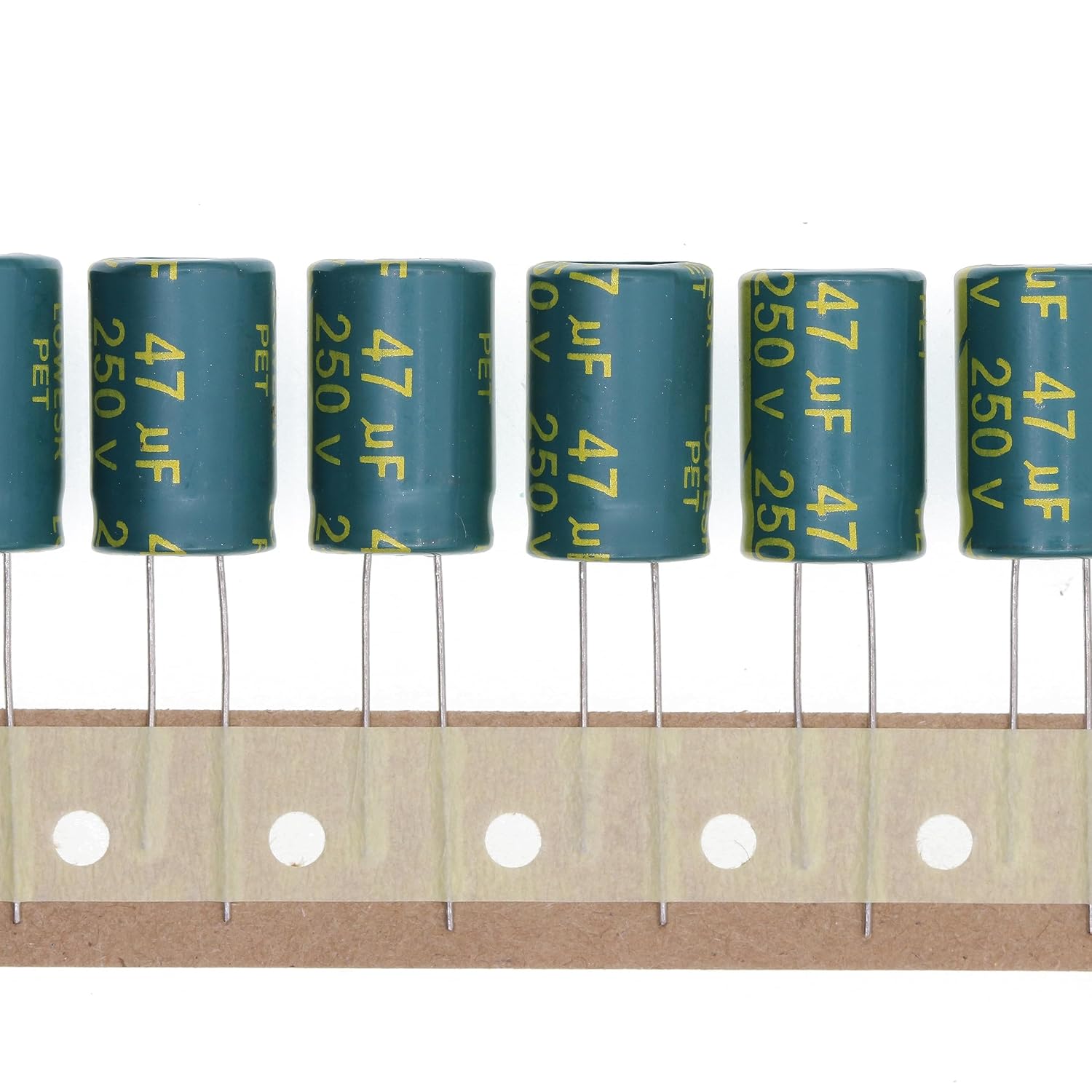 10 Pieces 63V 2200UF 18x35mm High Frequency LOWESR Plug-in Aluminum Electrolytic Capacitor Green Sleeve 63 Volt 2200 UF