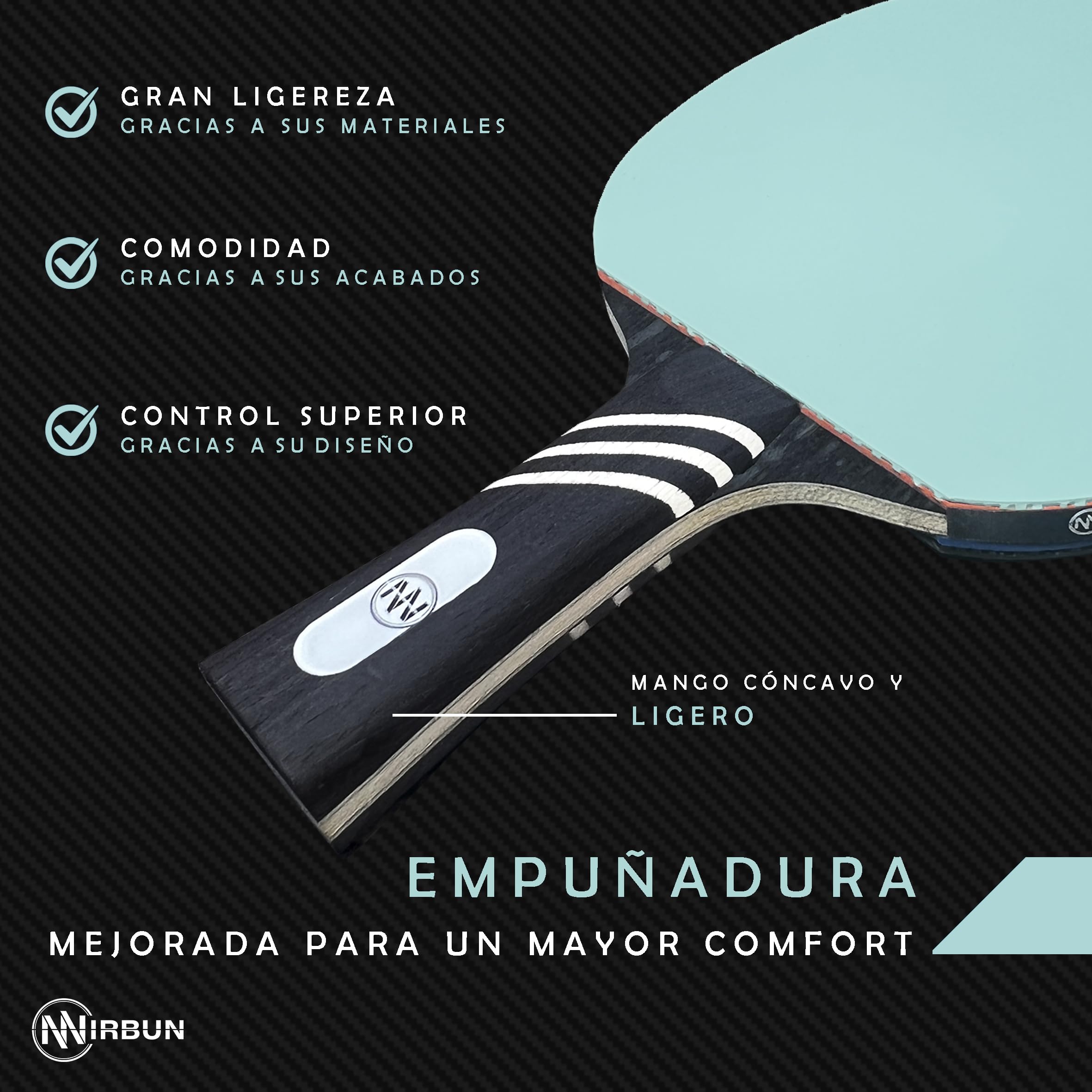 PRO SPIN Tafeltennisbatje Limited Edition ITTF kleur