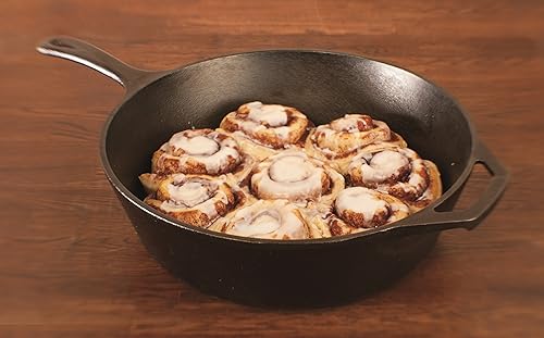 Miniatura 9 de Lodge L8DSK3 Sartén profunda de hierro fundido, tapa de hierro fundido de 10.25 pulgadas y 10-14 pulgadas