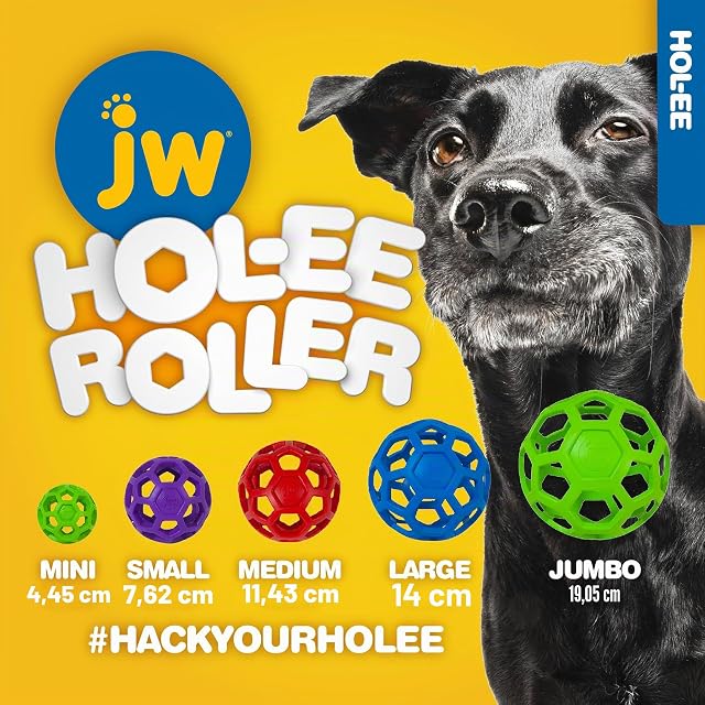 Foto 8 de 8 de JW - HOL-EE Roller - Pelota para Perros - Juguete de Persecución para Perros - Estimulación Mental y Ocupación