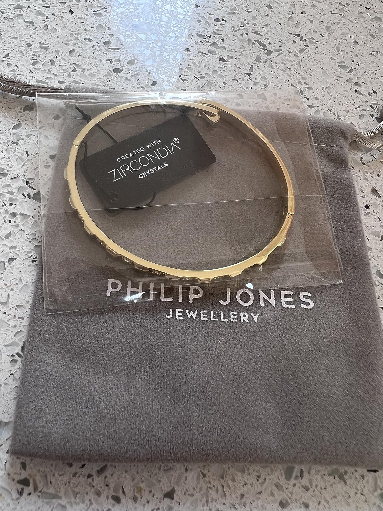 Philip Jones Initial Necklace Gold Plated Letter P Created with