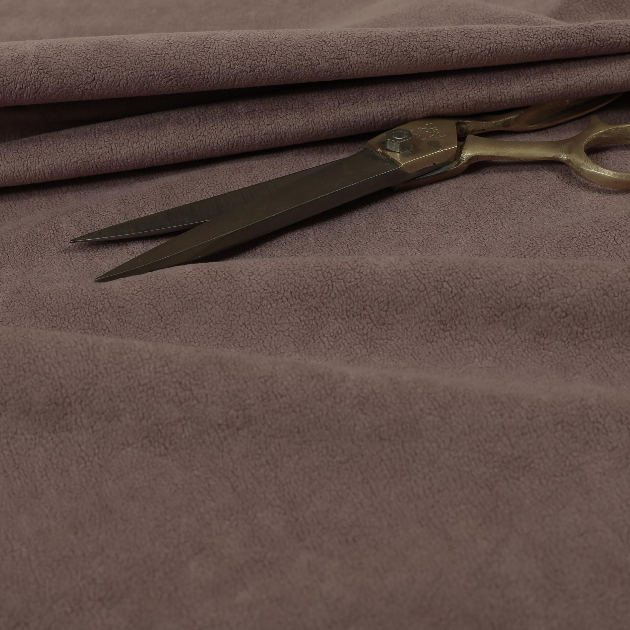 Redbrick Mill Fabrics Flame Retardant Soft Quality Moleskin Grain Textured Velvet Upholstery Fabric Material, Purple for Sofas Curtains Sold by The Metre (Per Metre) โ image 1