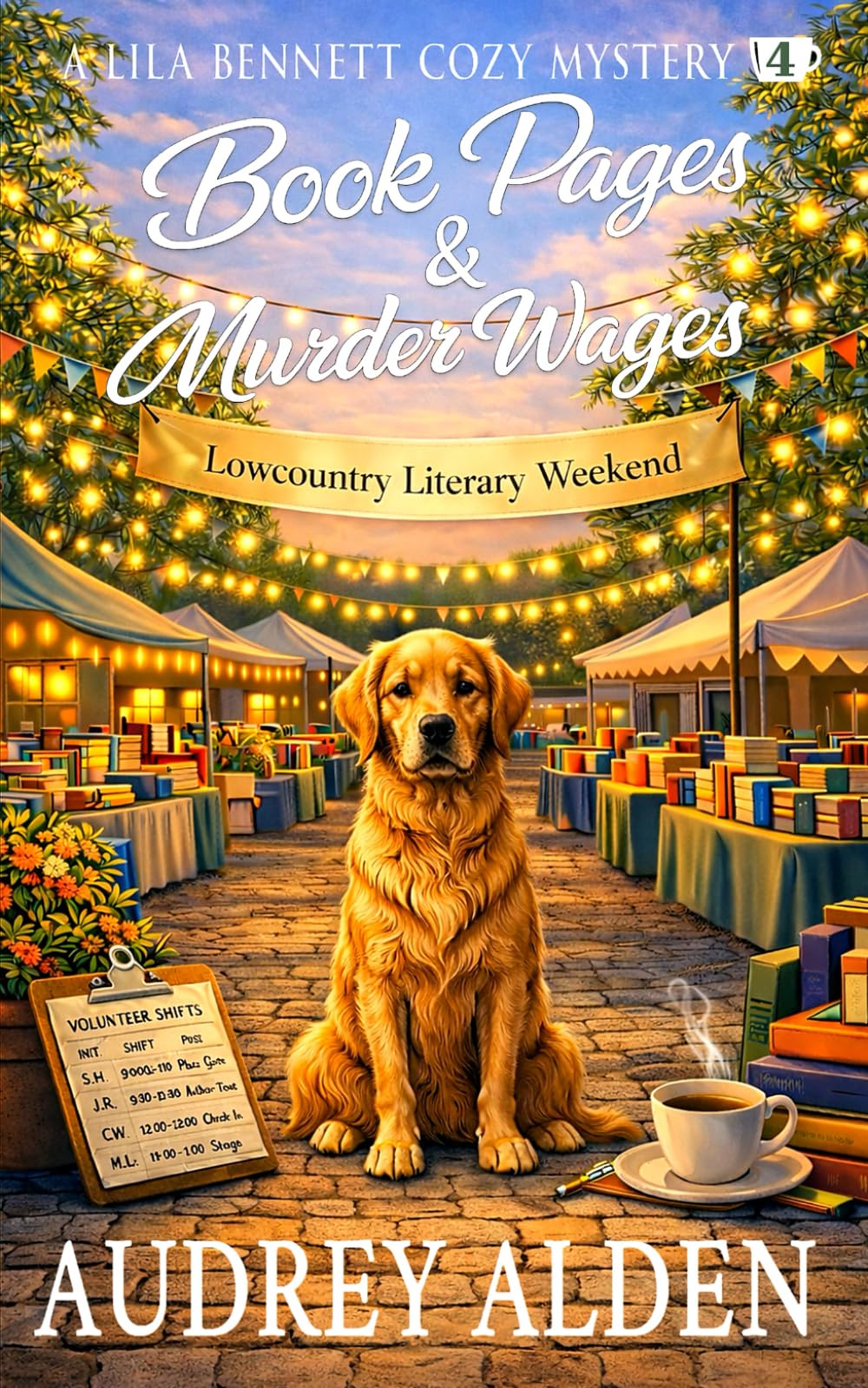 Book Pages & Murder Wages: A Lila Bennett Cozy Mystery (Mysteries of Mount Pleasant Book 4)