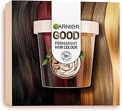 GARNIER GOOD Coloración Permanente Kit de Recarga, Color Brillante, 100% Cobertura de Canas, Color Duradero 8 Semanas, 90% Origen Natural, Sin Amoniaco, Vegano, Cruelty Free, 4.15 Castaño Marrón Glacé