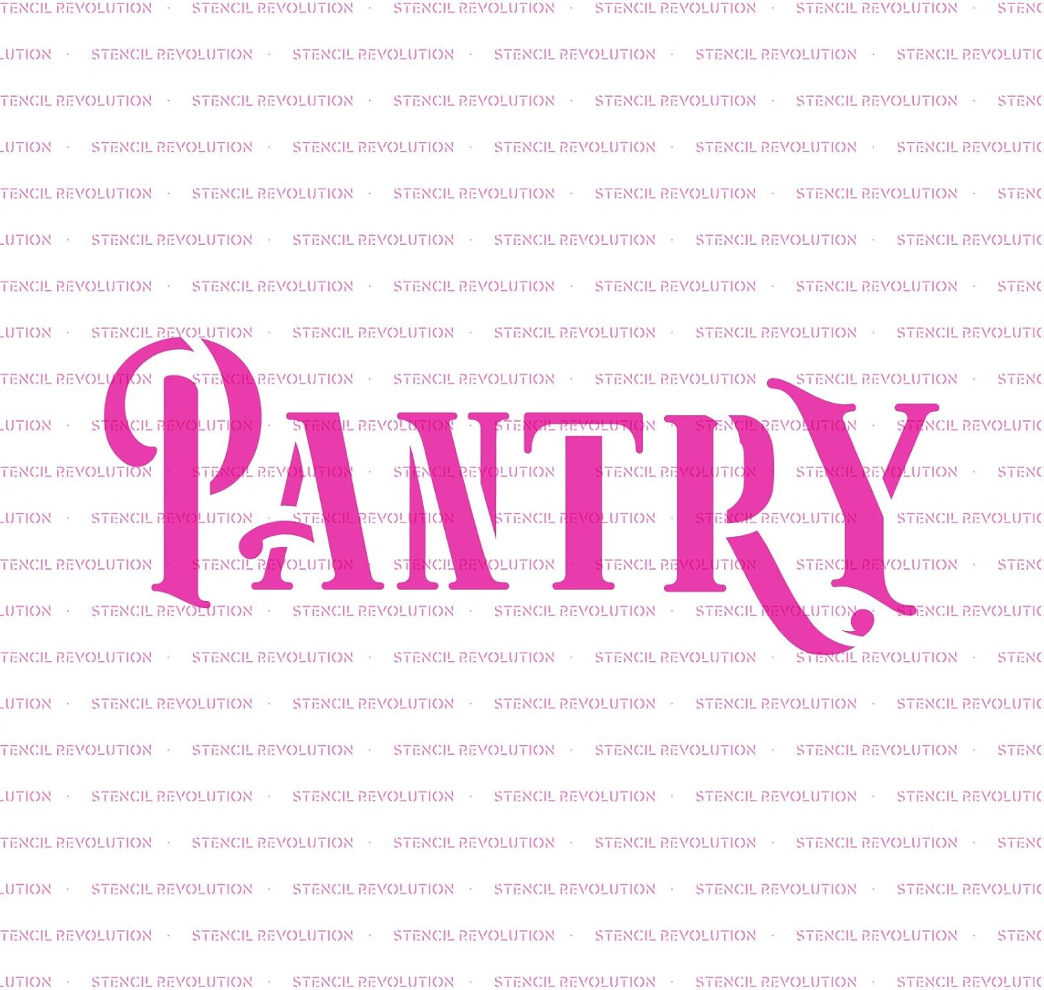 Rustic Pantry Stencil - Pantry Stencils, Rustic Stencil, Kitchen Stencil, Rustic Sign, Pantry Stencil