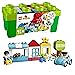 LEGO DUPLO Steinebox - Montessori Spielzeug für Jungen und Mädchen ab 1 Jahr - Lernspielzeug mit bunten Zahlensteinen, einem Auto, 2 Minifiguren und Aufbewahrung - Geschenk für Kleinkinder 10913 Spielzeug Single