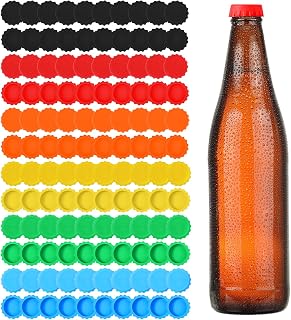 120 Pieces of Multicolor Silicone Reusable Bottle Caps, Sealing Covers to Stopper Spillage for Beer, Wine, Soda, and Soft Drink Bottles. Ideal for Home Brewing and Kitchen Use, Dishwasher Safe.