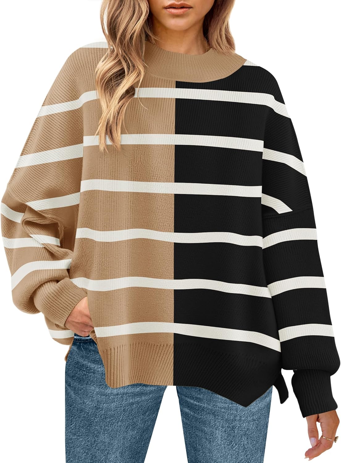 Oversized Striped Sweater 50% Off | Sweet Savings & Things