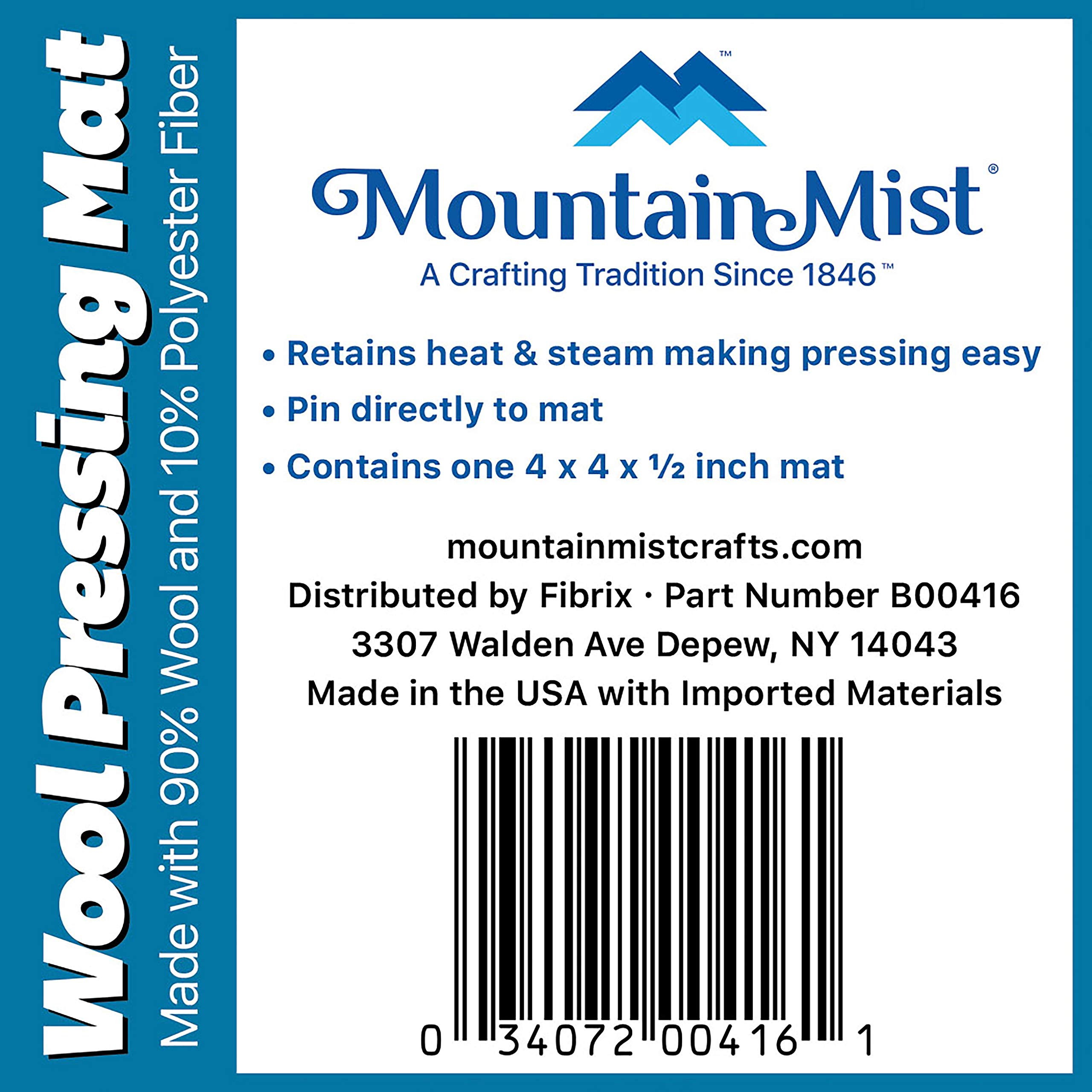 FIBRIX LLC Pressing MAT Grey, One Size