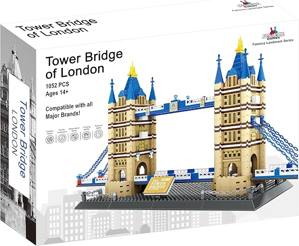 Apostrophe Games Conjuntos De Bloques De Construcción (Puente de la Torre de Londres) - 1052 Piezas - 2