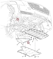 Vista 7 de Rexka Tornillo de perno de protección contra salpicaduras para guardabarros, 20 unidades, 11548270, compatible con GM Chevrolet Camaro Colorado
