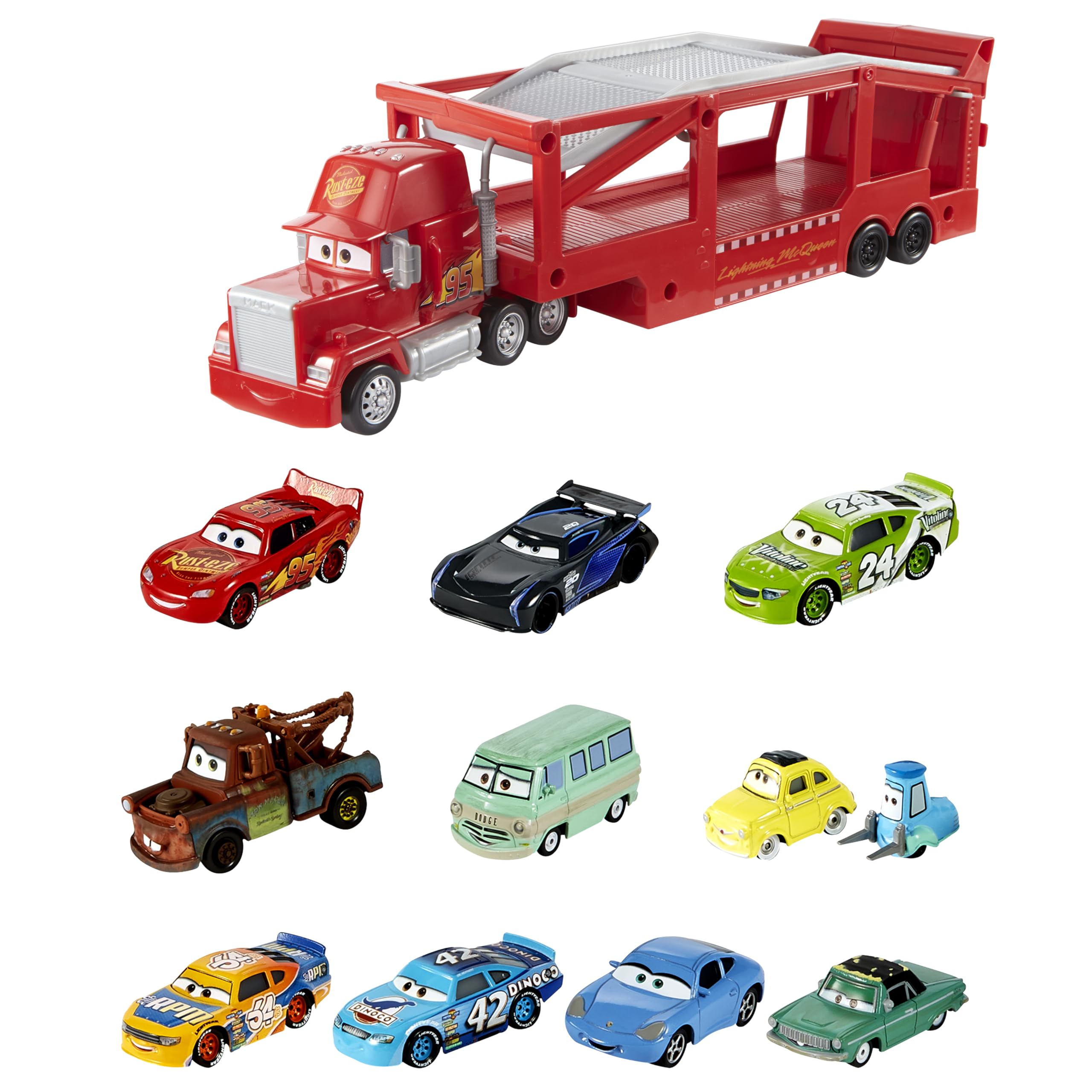 Amazon.com: Bundle of Mattel Disney Pixar Cars Die-Cast Mini