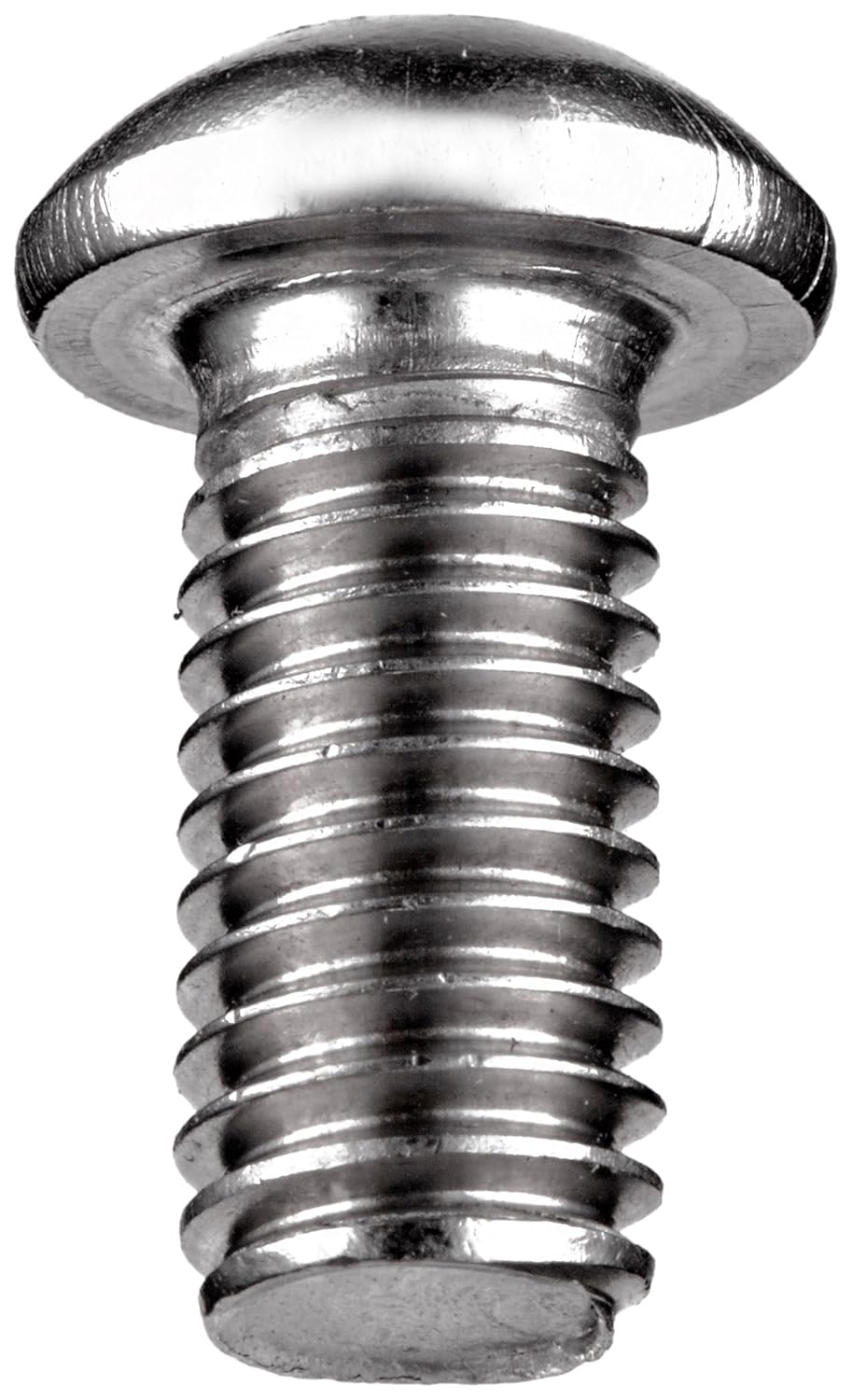 18-8 Stainless Steel Socket Cap Screw, Plain Finish, Button Head, Internal Hex Drive, Meets ISO 7380, 16mm Length, Fully Threaded, M8-1.25 Metric Coarse Threads, Imported (Pack of 100)