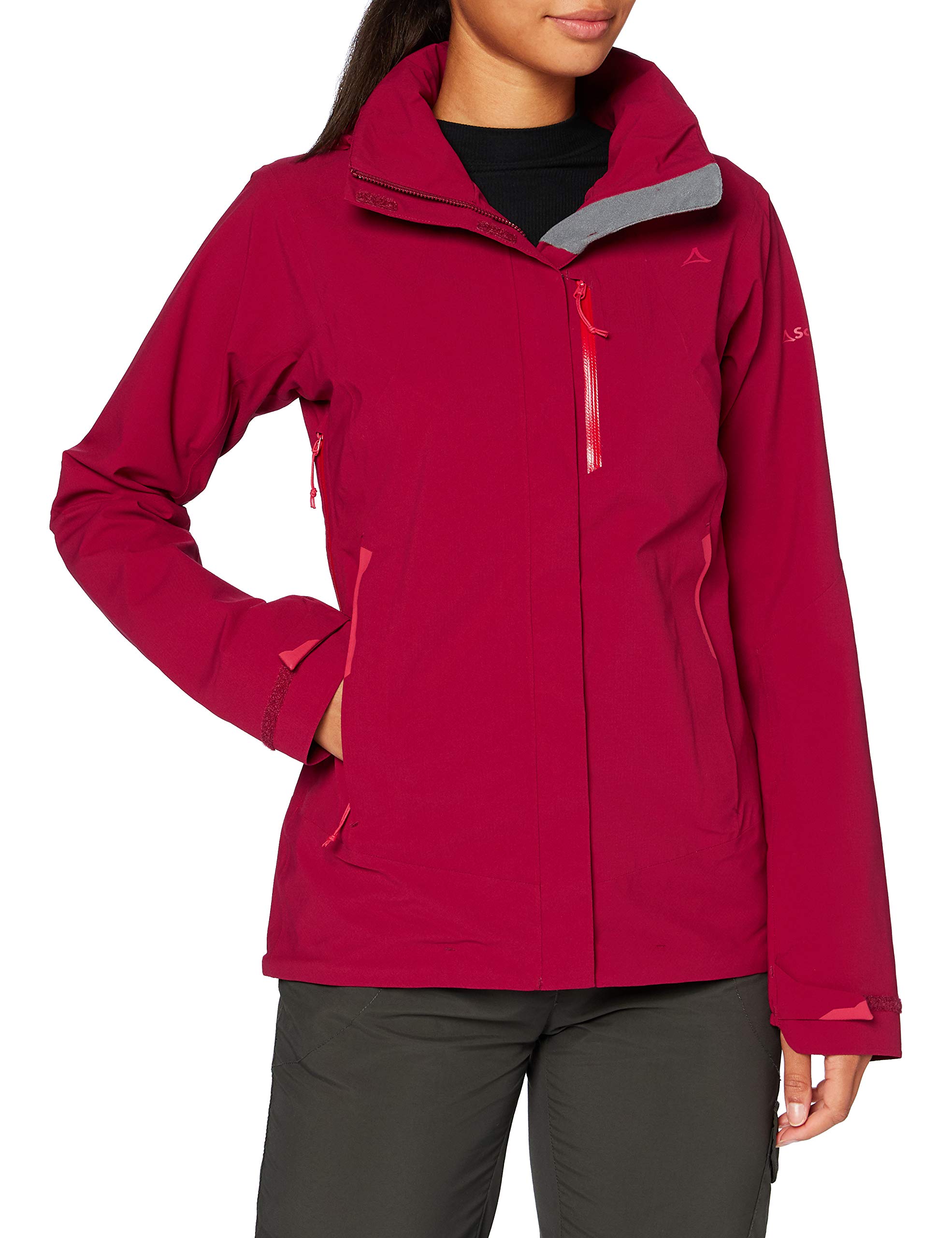 Schöffel Tirol Women's Jacket L, womens, 12290, beet red, FR : XS (Taille Fabricant : 34)
