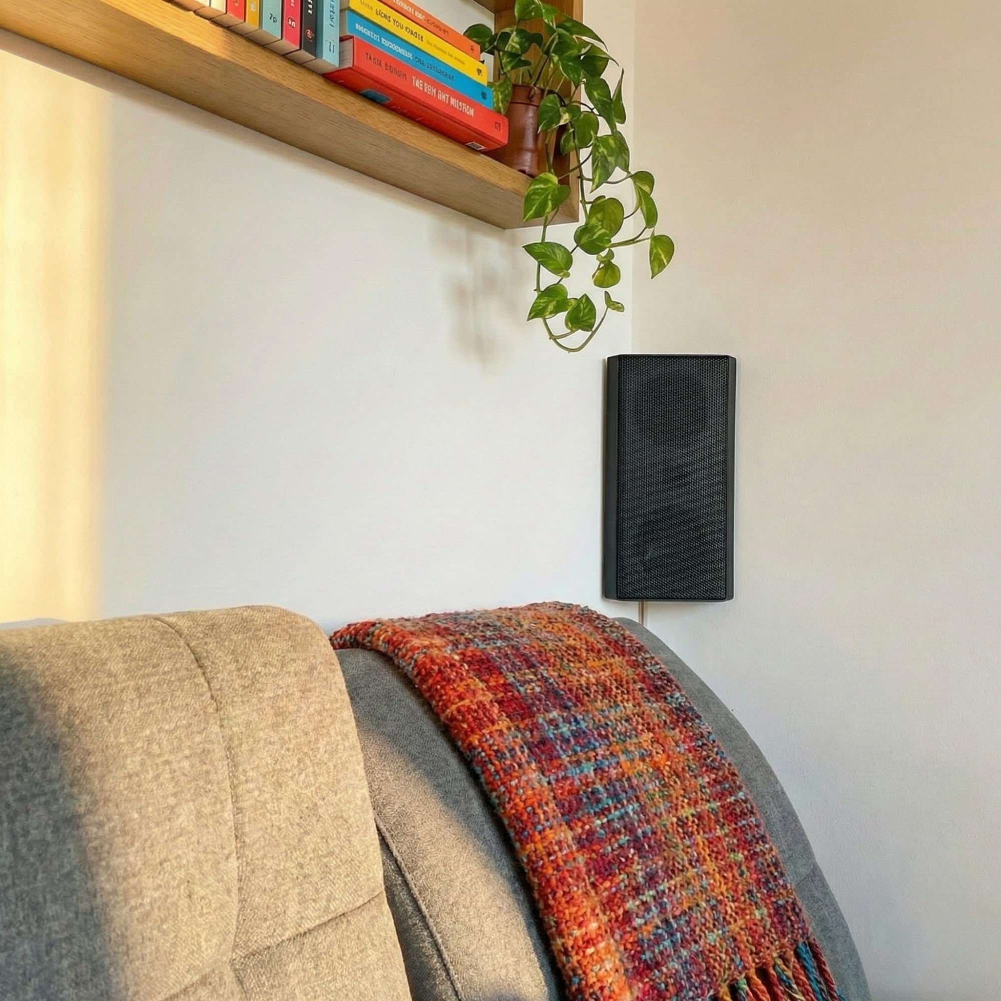 Dynavoice Magic FX-4 Noir – Enceintes Surround Home Cinéma (Paire), Enceintes Murales/Plafond, Compatibles avec Dolby Atmos.