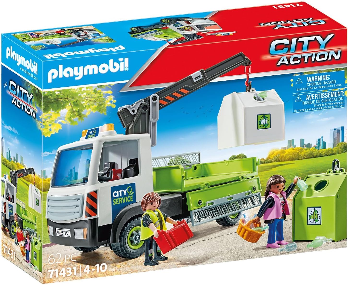 PLAYMOBIL City Action 71431 Truck Transport Bin