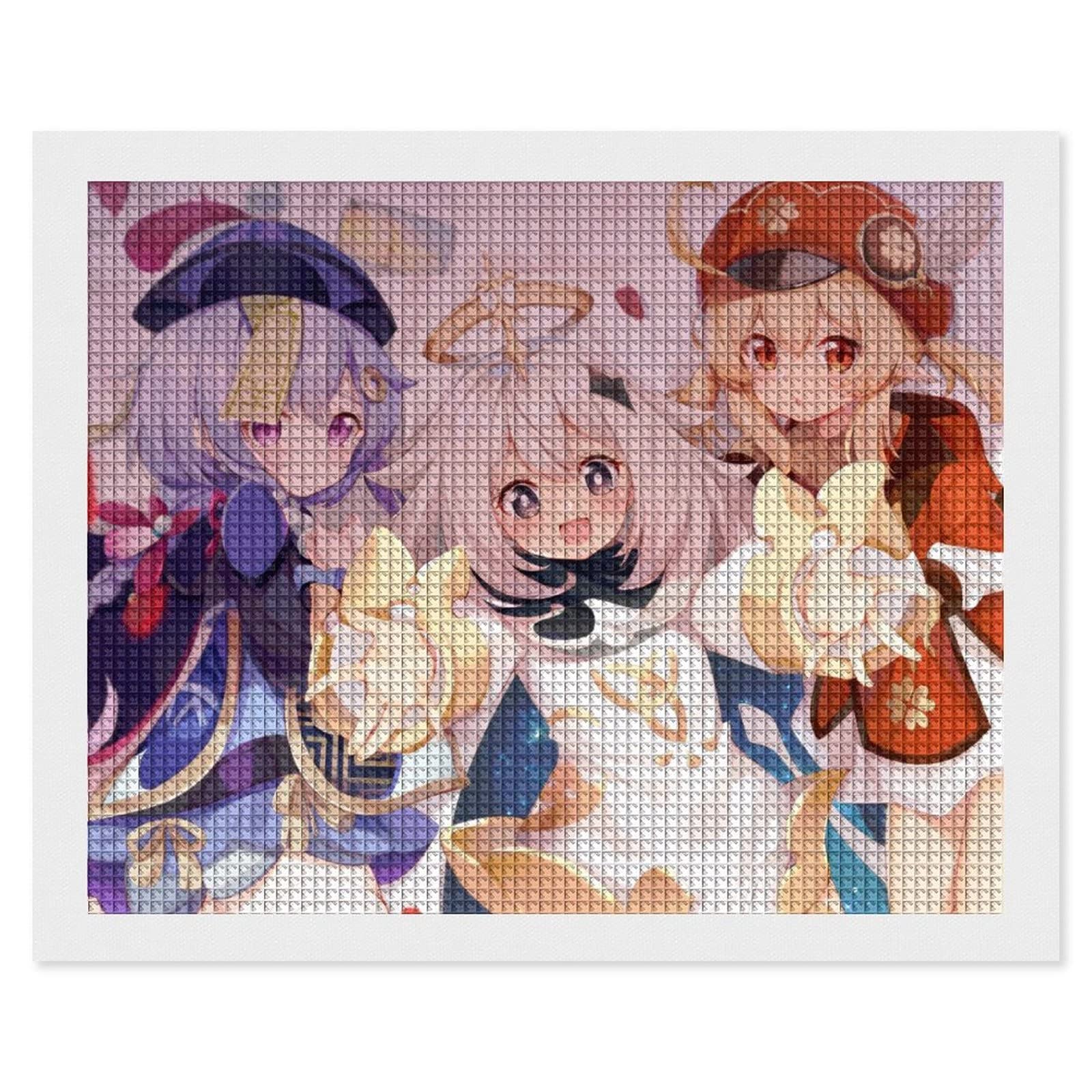 Amazon.co.jp: 原神【七七 クレー パイモン】5Dダイヤモンドアート