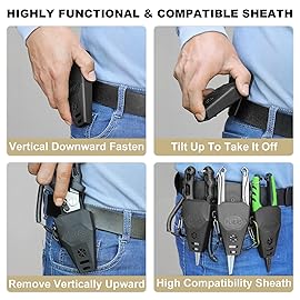 TRUSCEND Lockable Handy Fishing Pliers with Innovative Ergonomic Handle, Saltwater Corrosion Resistant Teflon Coated Fishing Tool, Multi-Function Fishing Gear with Mo-V Cutter, Amazing Fishing Gift