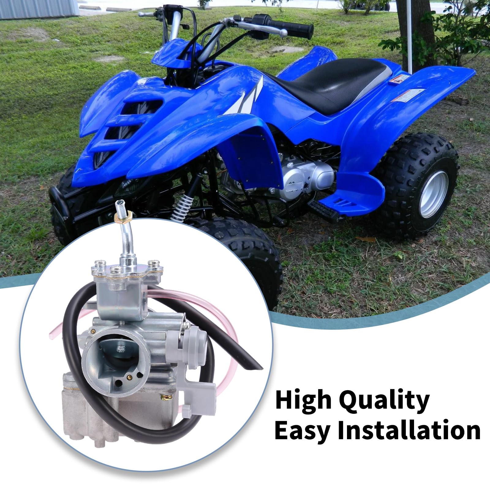 Carburatore per Yamaha Badger 80 ATV Moto 4 Champ 100 Raptor Grizzly 50 Carburatore per Yamaha Badger 80 ATV Moto 4 Champ 100 Raptor Grizzly 50