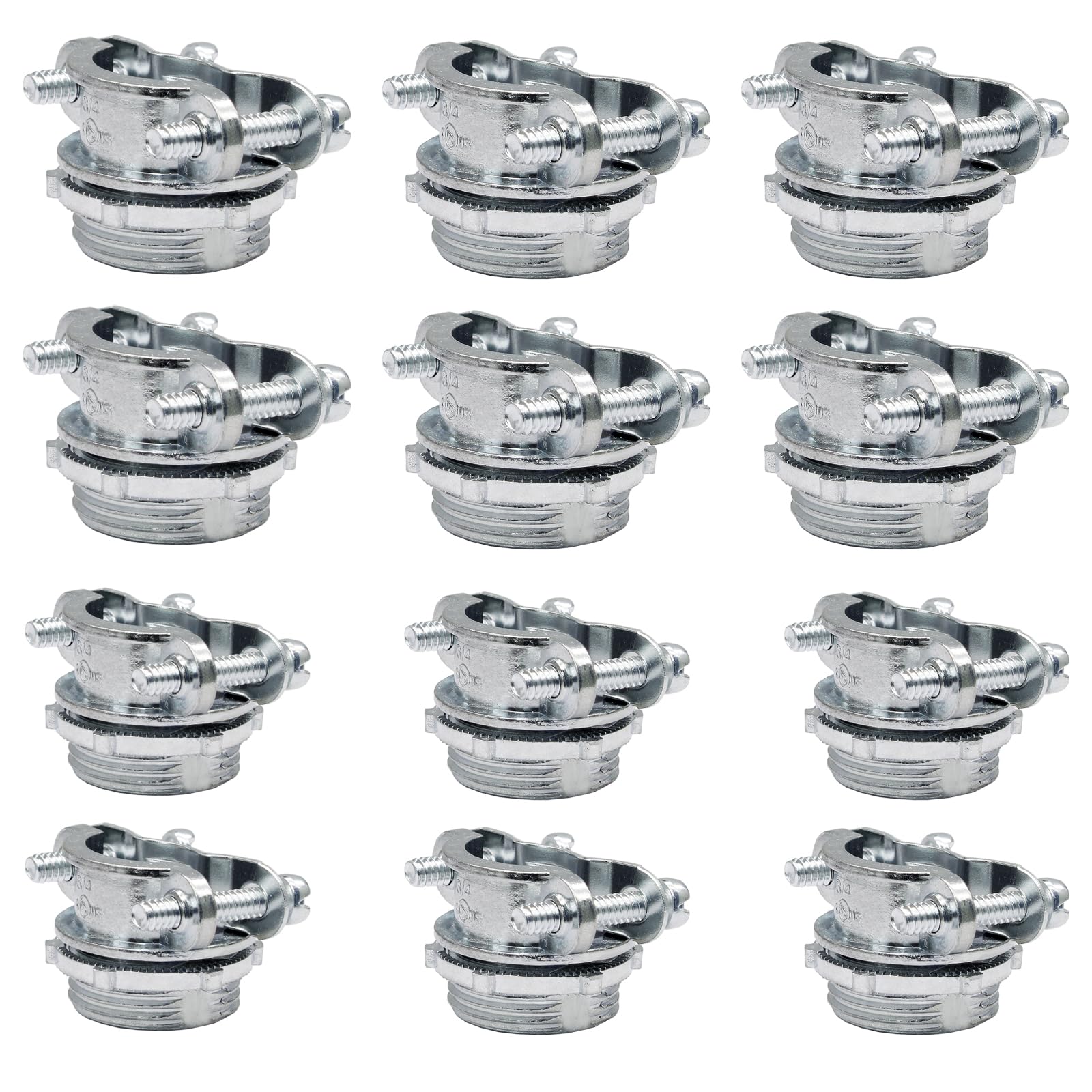 Bonsicoky 12 Pcs 3/4 Inch Clamp Type Cable Connectors — Amazon image 12