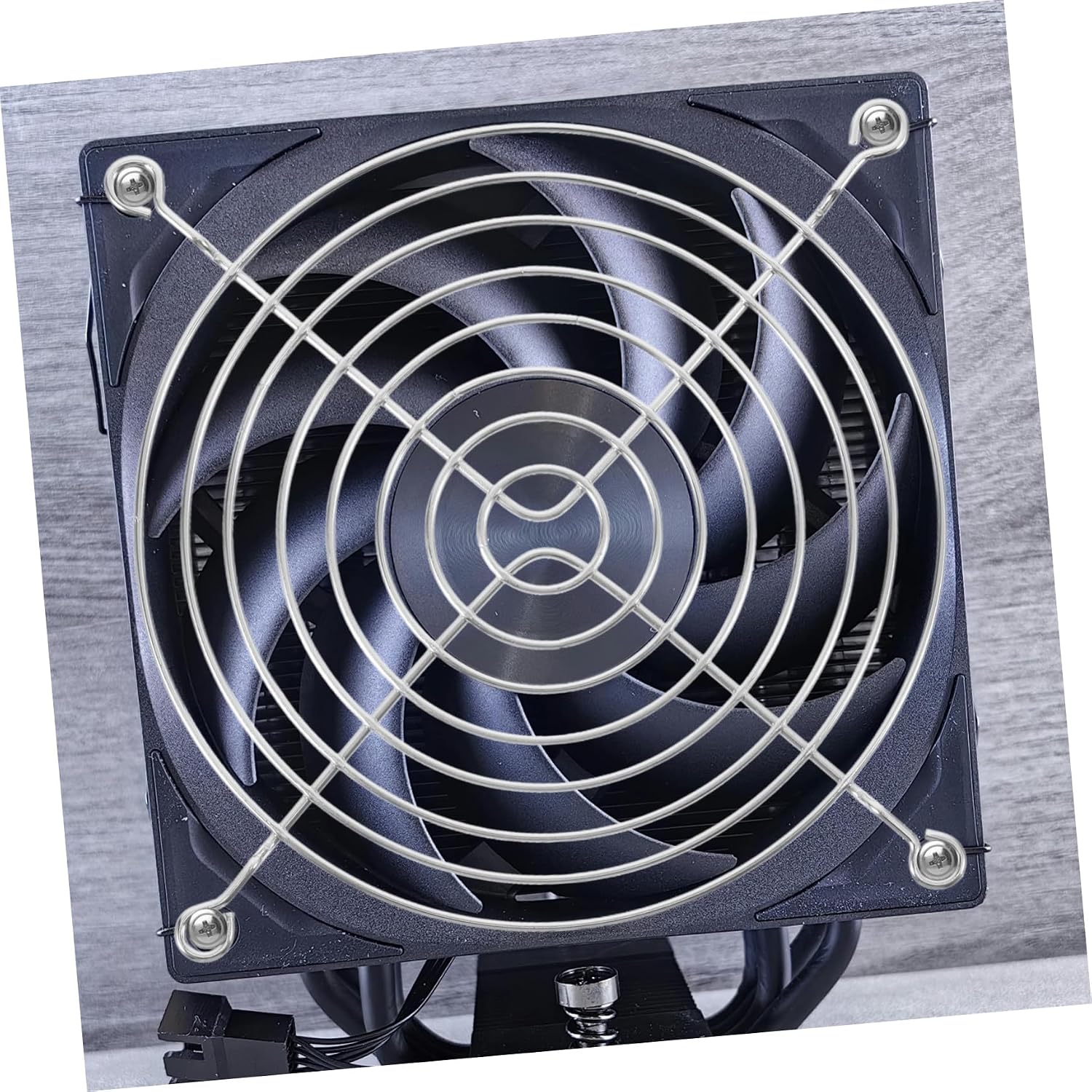 SMASOLO 20pcs Fan Cover Mesh Grills with Mounting Screws Durable Protection for Computer Cases and Ventilation Fans Easy Installation for Gaming