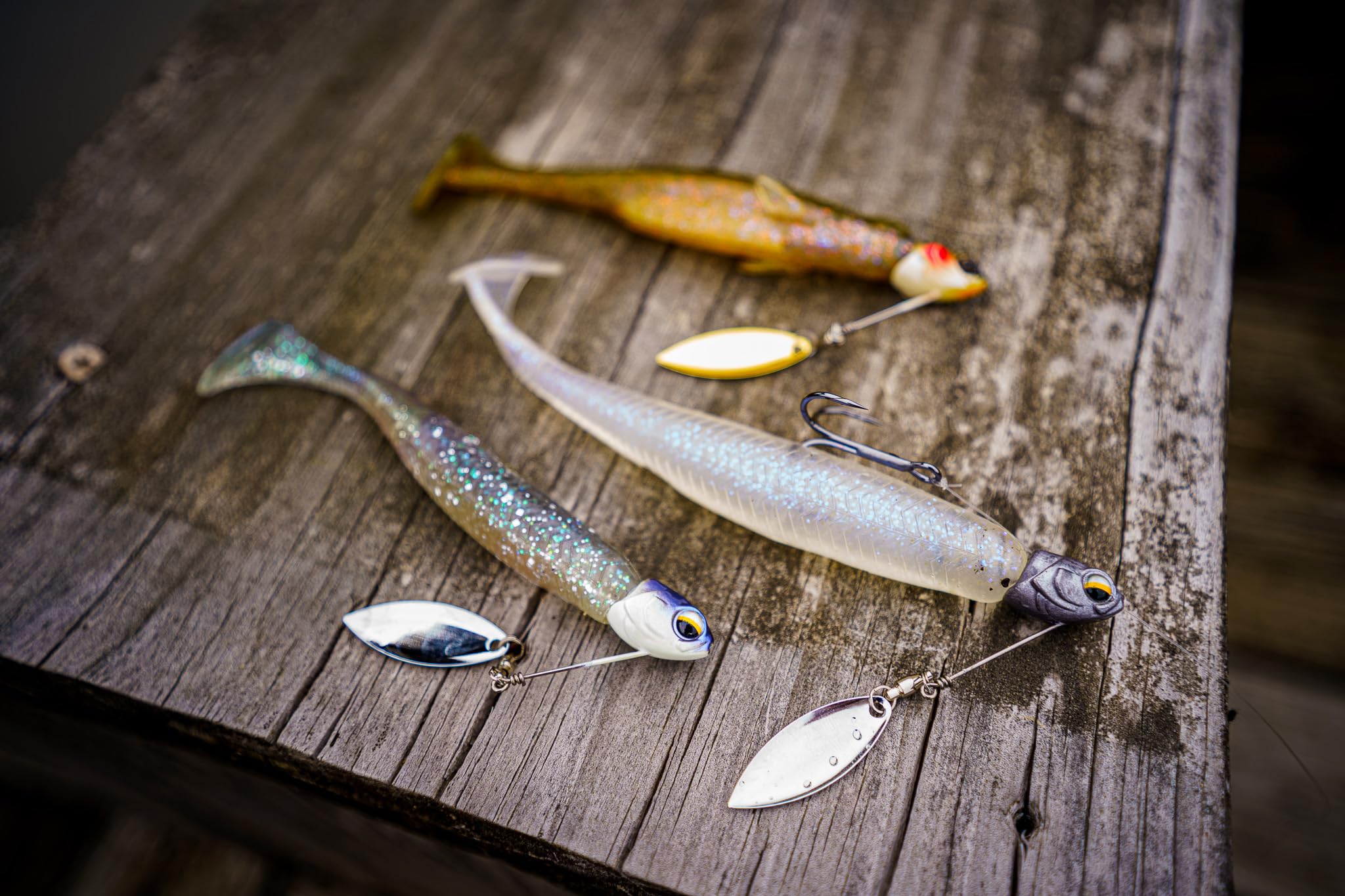 6th Sense Fishing Treble Underspin Head Line-Thru Swimbait Jig Head (Perch Gill, 1/2oz. (2/pk))