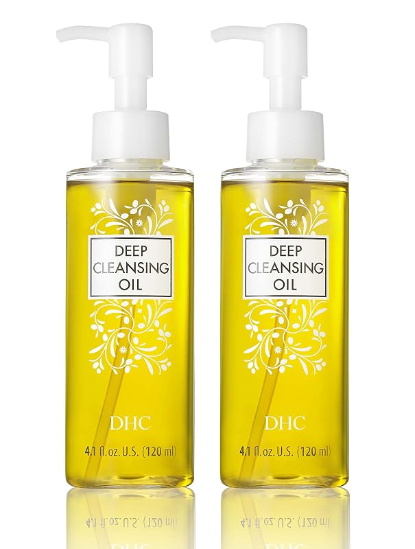 Óleo de Limpeza Facial DHC Deep Cleansing Oil, Pacote com 2, 120 mL cada