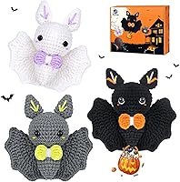 Vista 1 de Kit de ganchillo para principiantes, kit de ganchillo para principiantes para adultos con tutoriales en video paso a paso, regalos de Halloween