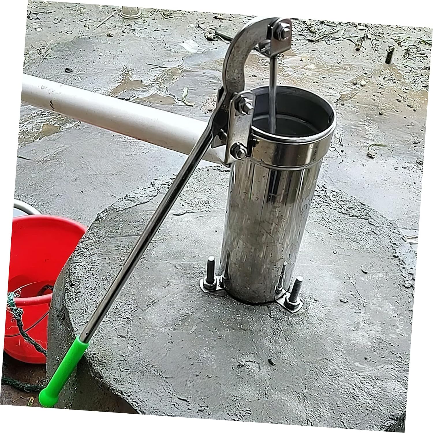1set Hand Water Pump Replacement Parts Manual Siphon Pump Handle Rubber Cup for Wells and Easy to Install Configuration