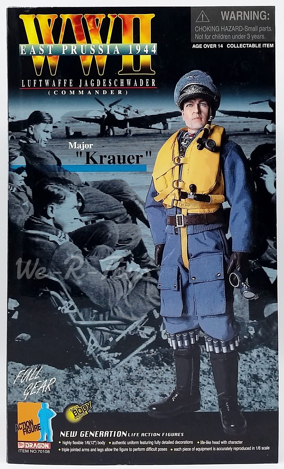 Amazon.com: Dragon Major Krauer WWII Luftwaffe Pilot : Toys & Games